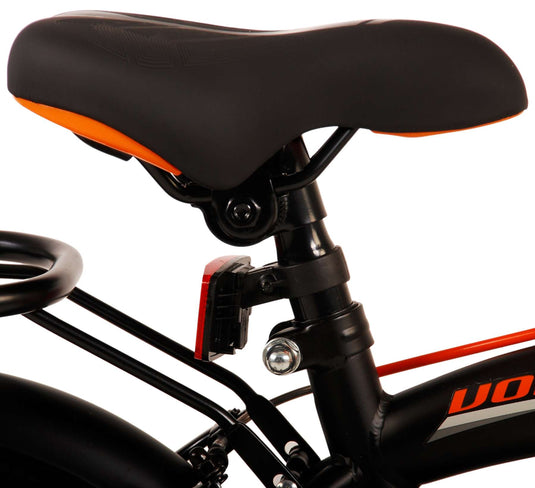 Volare Thombike Kinderfiets Jongens 14 inch Zwart Oranje Twee Handremmen