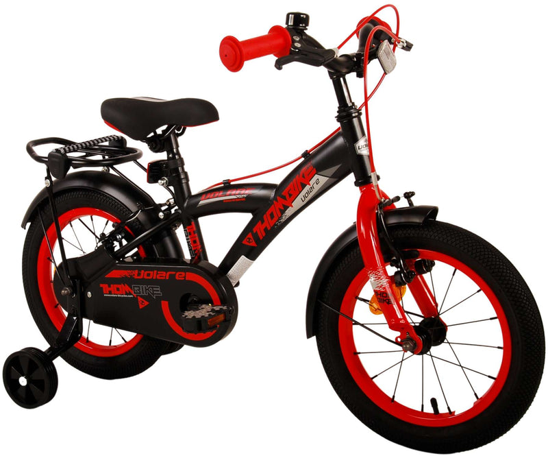 Load image into Gallery viewer, Volare Thombike Kinderfiets Jongens 14 inch Zwart Rood Twee Handremmen
