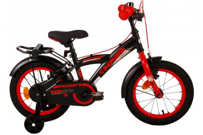 Load image into Gallery viewer, Volare Thombike Kinderfiets Jongens 14 inch Zwart Rood Twee Handremmen
