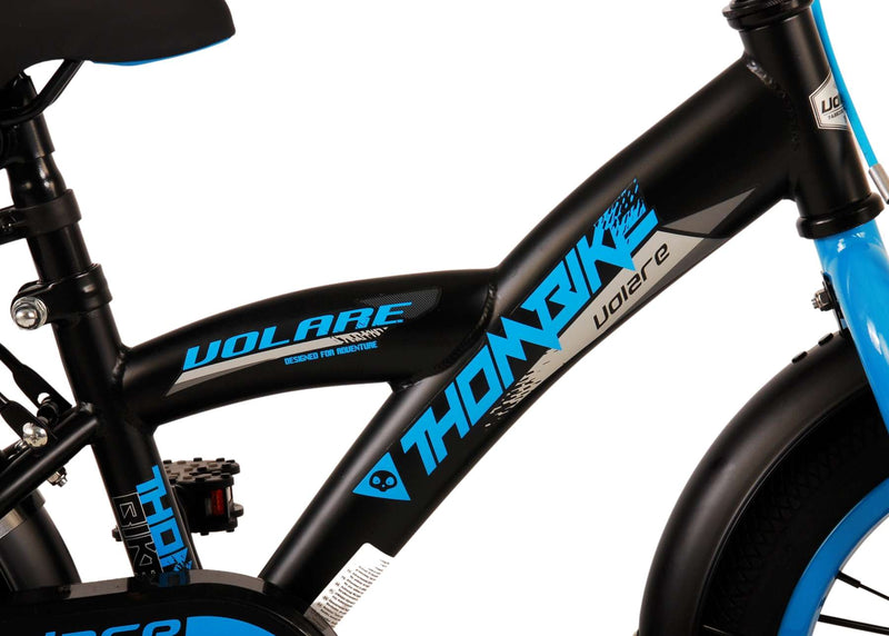 Load image into Gallery viewer, Volare Thombike Kinderfiets - Jongens - 14 inch - Zwart Blauw

