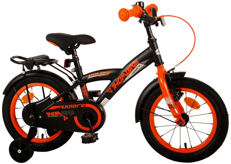 Load image into Gallery viewer, Volare Thombike Kinderfiets - Jongens - 14 inch - Zwart Oranje
