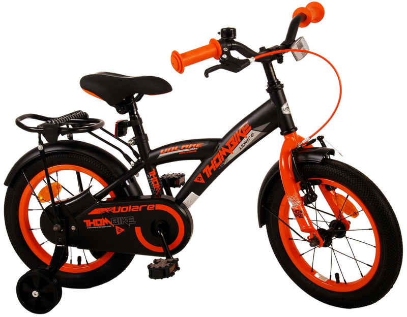 Load image into Gallery viewer, Volare Thombike Kinderfiets - Jongens - 14 inch - Zwart Oranje
