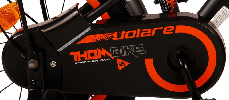 Load image into Gallery viewer, Volare Thombike Kinderfiets - Jongens - 14 inch - Zwart Oranje
