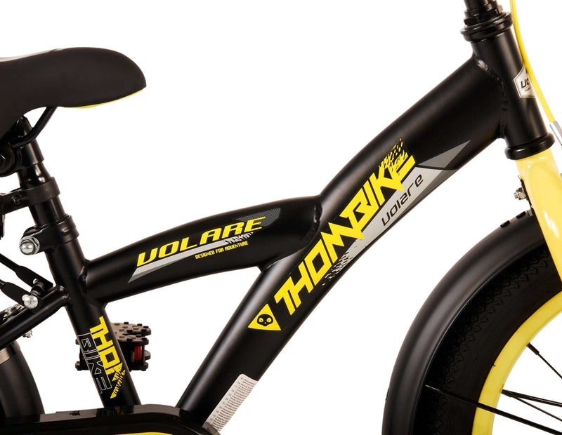 Load image into Gallery viewer, Volare Thombike Kinderfiets - Jongens - 16 inch - Zwart Geel
