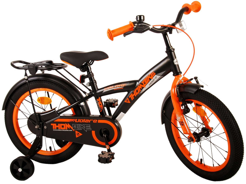 Load image into Gallery viewer, Volare Thombike Kinderfiets - Jongens - 16 inch - Zwart Oranje
