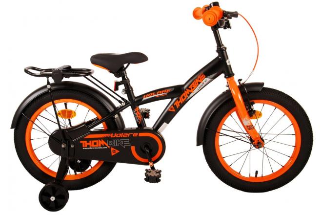 Load image into Gallery viewer, Volare Thombike Kinderfiets - Jongens - 16 inch - Zwart Oranje

