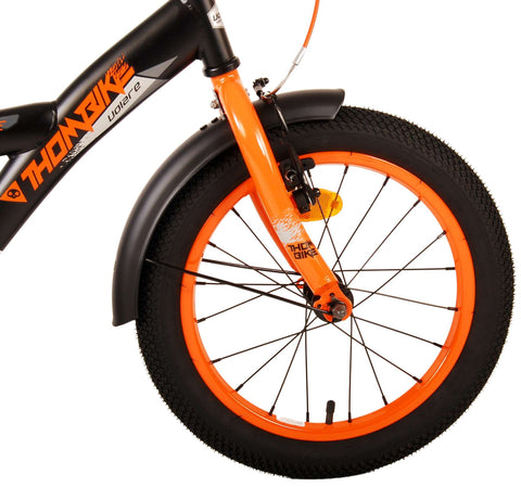 Volare Thombike Kinderfiets - Jongens - 16 inch - Zwart Oranje