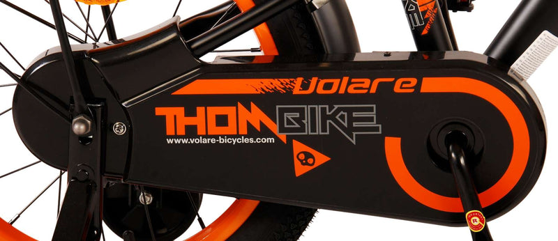 Load image into Gallery viewer, Volare Thombike Kinderfiets - Jongens - 16 inch - Zwart Oranje
