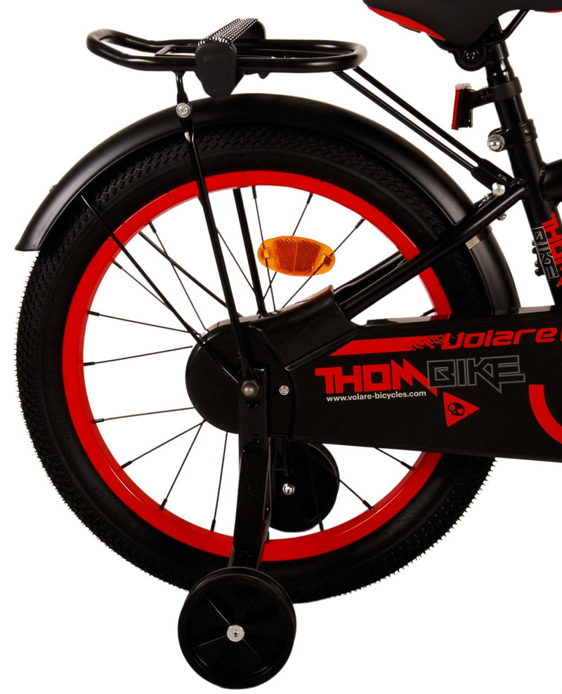Load image into Gallery viewer, Volare Thombike Kinderfiets - Jongens - 18 inch - Zwart Rood
