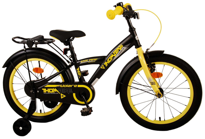 Load image into Gallery viewer, Volare Thombike Kinderfiets Jongens 18 inch Zwart Geel
