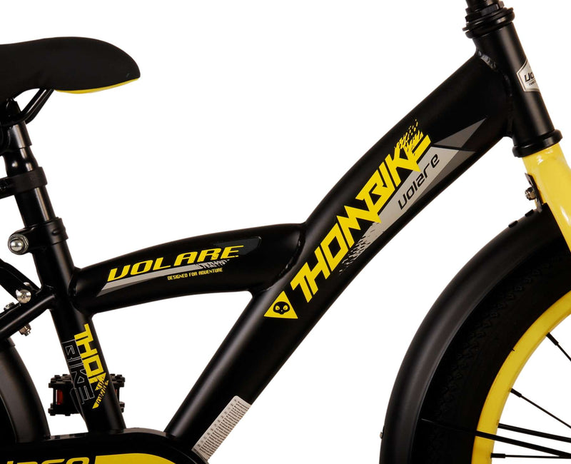 Load image into Gallery viewer, Volare Thombike Kinderfiets Jongens 18 inch Zwart Geel
