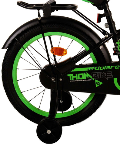 Volare Thombike Kinderfiets - Jongens - 18 inch - Zwart Groen