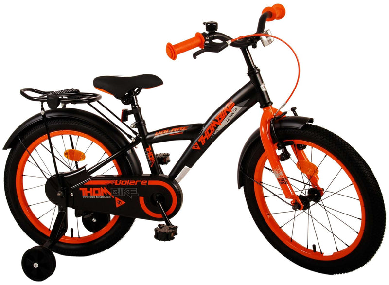 Load image into Gallery viewer, Volare Thombike Kinderfiets Jongens 18 inch Zwart Oranje
