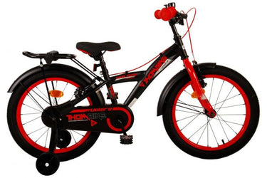 Volare Thombike Kinderfiets Jongens 18 inch Zwart Rood Twee handremmen