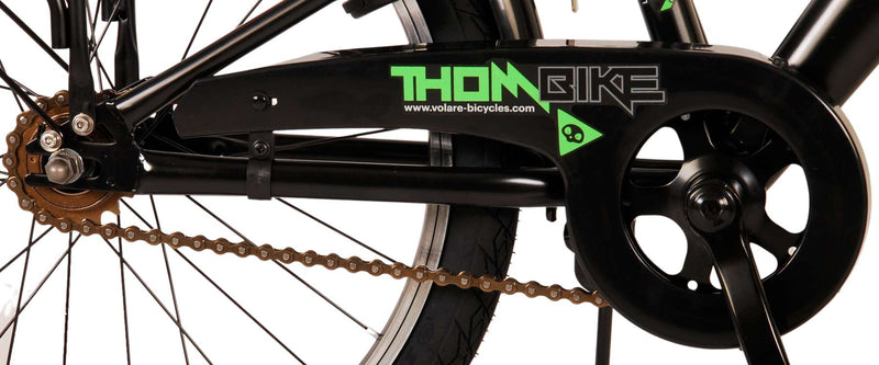 Load image into Gallery viewer, Volare Thombike Kinderfiets Jongens 20 inch Zwart Groen Twee Handremmen
