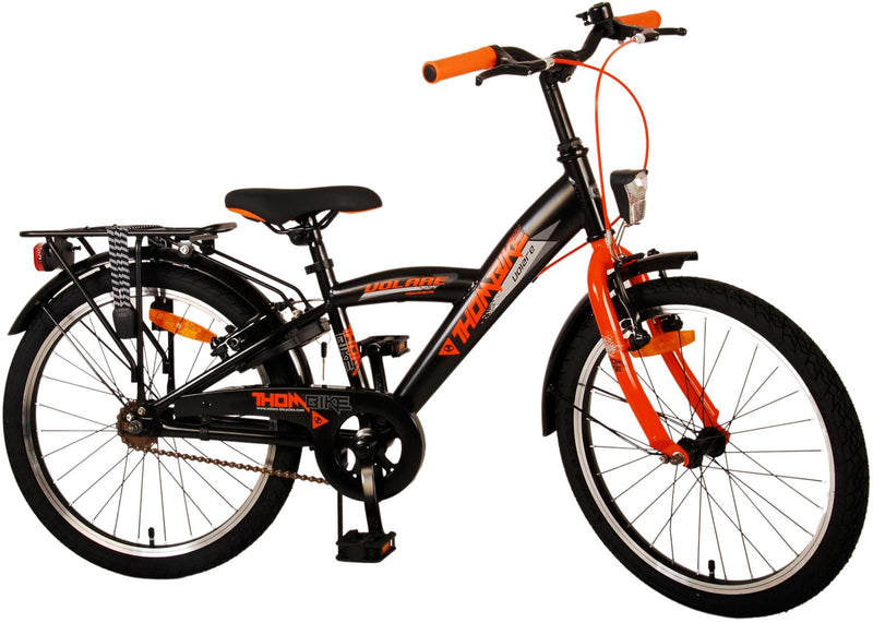 Load image into Gallery viewer, Volare Thombike Kinderfiets - Jongens - 20 inch - Zwart Oranje - Twee Handremmen

