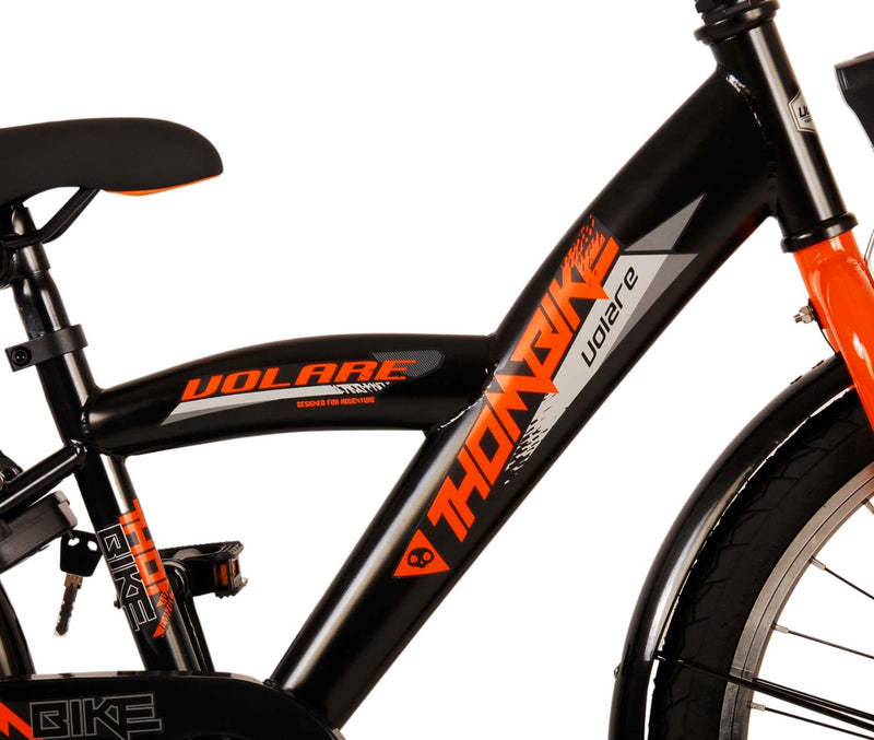Load image into Gallery viewer, Volare Thombike Kinderfiets Jongens 20 inch Zwart Oranje
