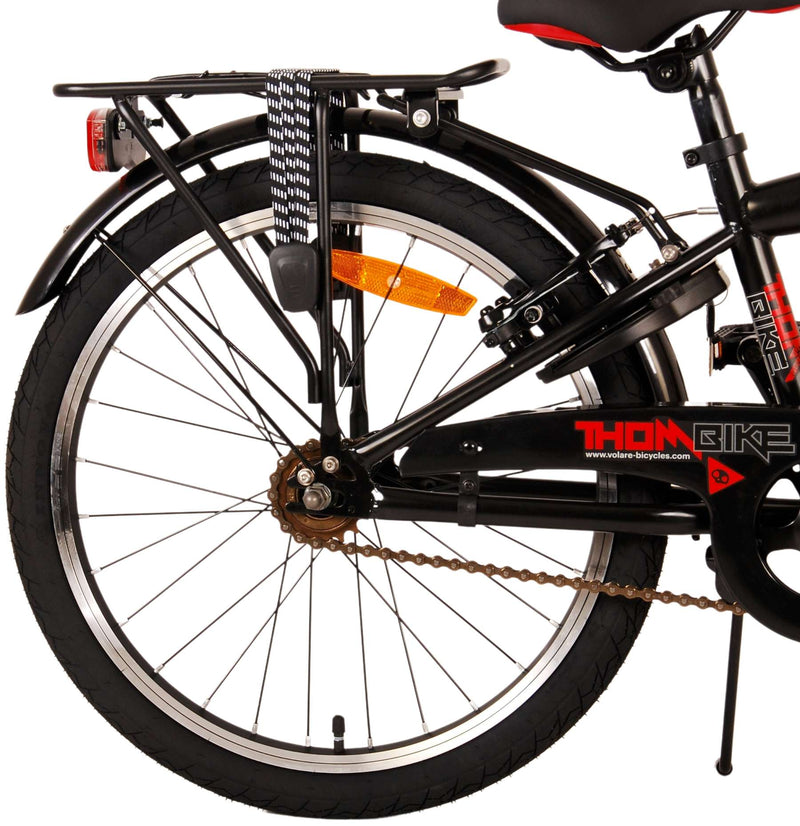 Load image into Gallery viewer, Volare Thombike Kinderfiets Jongens 20 inch Zwart Rood Twee Handremmen

