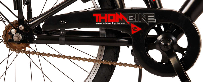 Load image into Gallery viewer, Volare Thombike Kinderfiets Jongens 20 inch Zwart Rood Twee Handremmen

