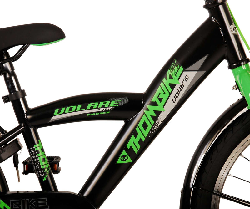 Load image into Gallery viewer, Volare Thombike Kinderfiets - Jongens - 20 inch - Zwart Groen
