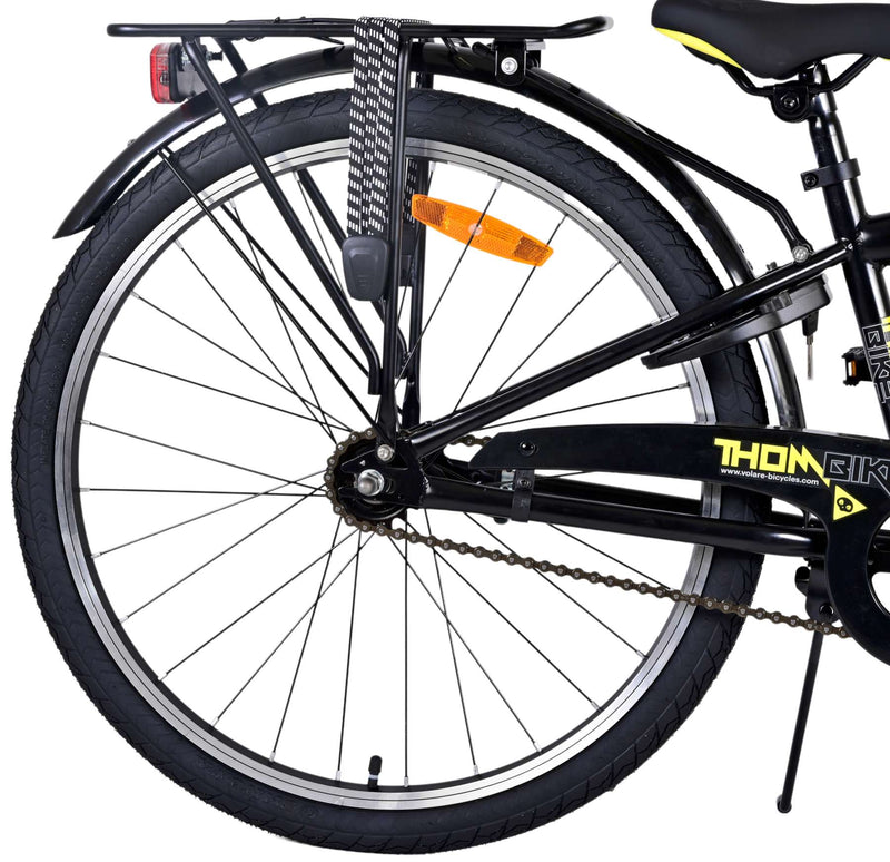 Load image into Gallery viewer, Volare Thombike Kinderfiets Jongens 24 inch Zwart Geel

