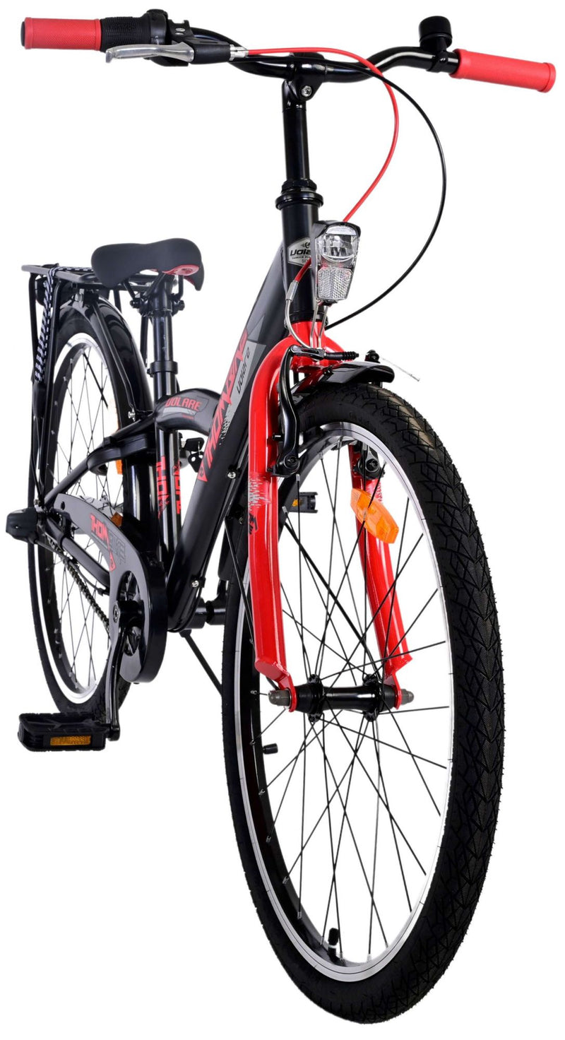 Load image into Gallery viewer, Volare Thombike Kinderfiets - Jongens - 24 inch - Rood - 3 versnellingen
