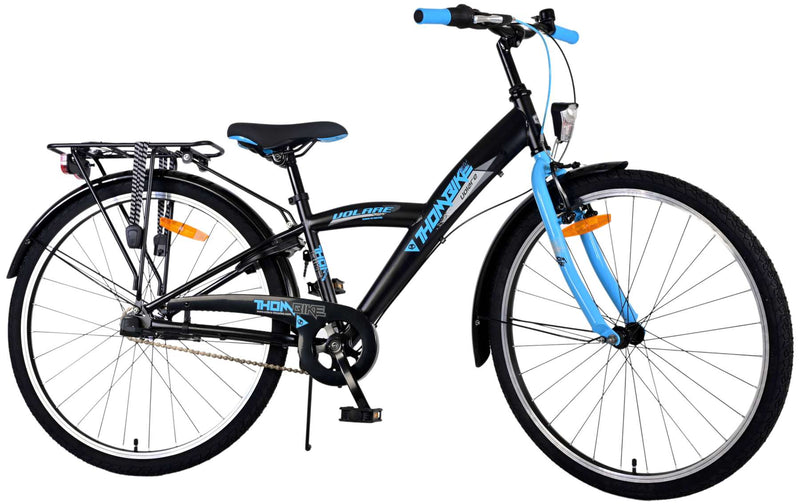 Load image into Gallery viewer, Volare Thombike Kinderfiets - Jongens - 26 inch - Zwart Blauw - 3 versnellingen
