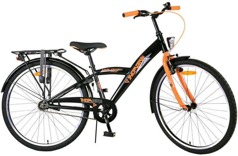 Load image into Gallery viewer, Volare Thombike Kinderfiets Jongens 26 inch Zwart Oranje
