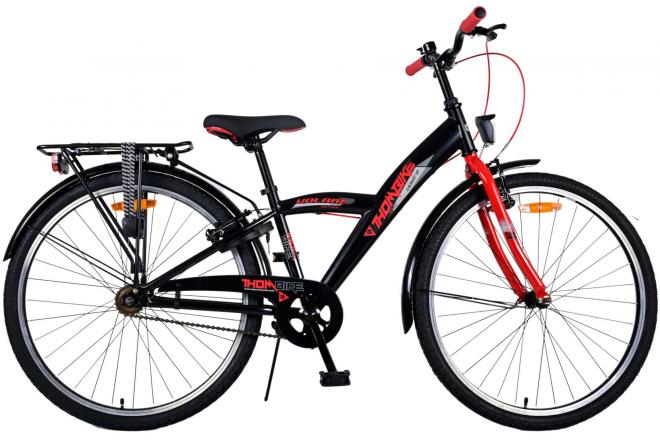 Load image into Gallery viewer, Volare Thombike Kinderfiets Jongens 26 inch Zwart Rood Twee Handremmen
