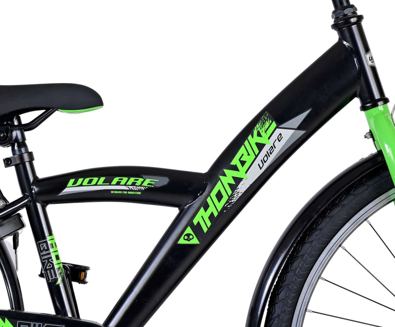 Load image into Gallery viewer, Volare Thombike Kinderfiets - Jongens - 26 inch - Zwart Groen
