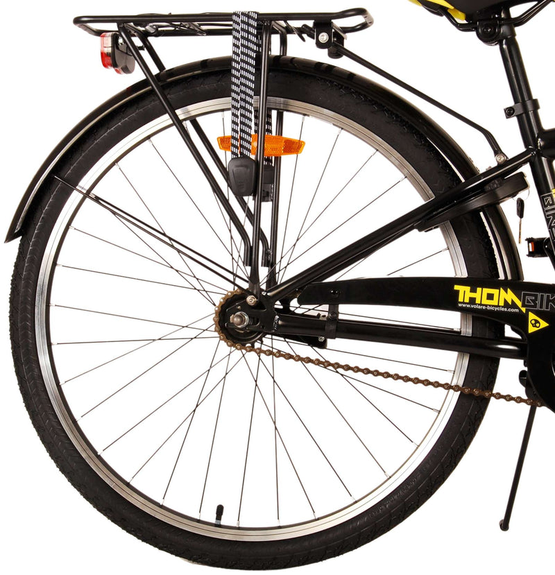 Load image into Gallery viewer, Volare Thombike Kinderfiets - Jongens - 26 inch - Zwart Geel
