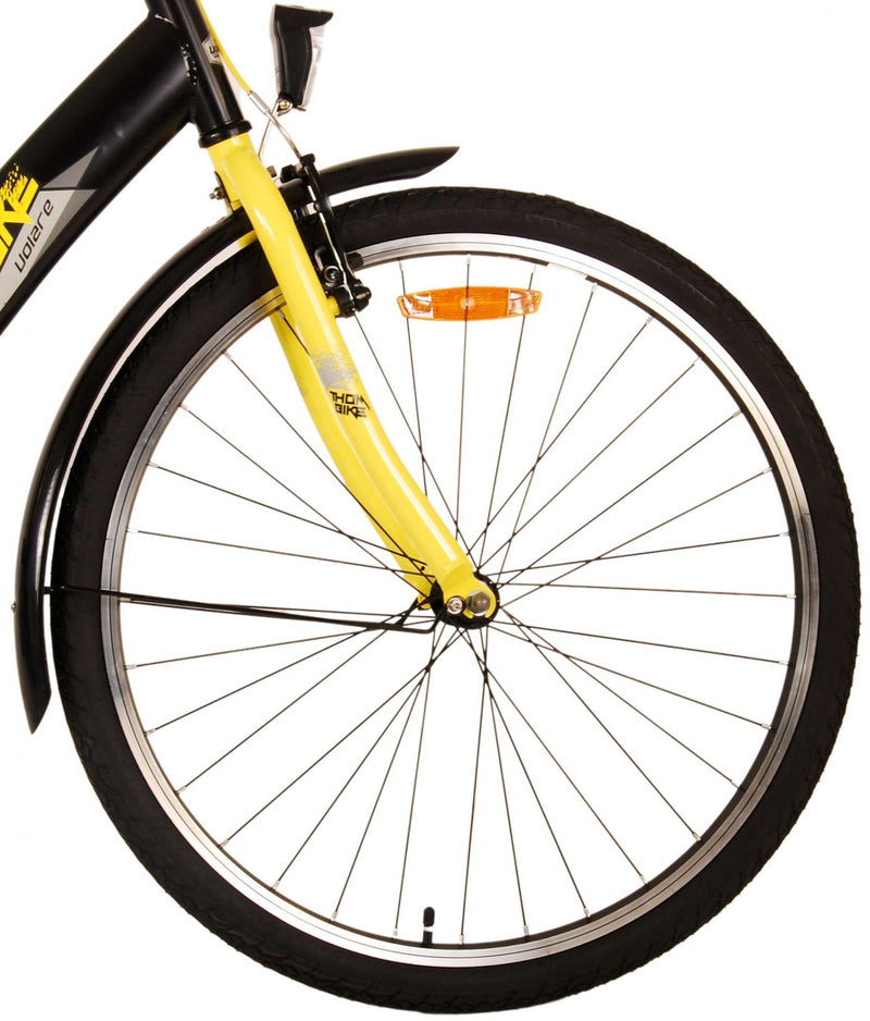 Load image into Gallery viewer, Volare Thombike Kinderfiets - Jongens - 26 inch - Zwart Geel
