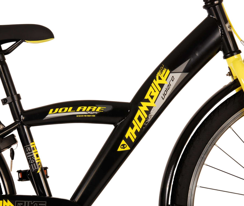 Load image into Gallery viewer, Volare Thombike Kinderfiets - Jongens - 26 inch - Zwart Geel
