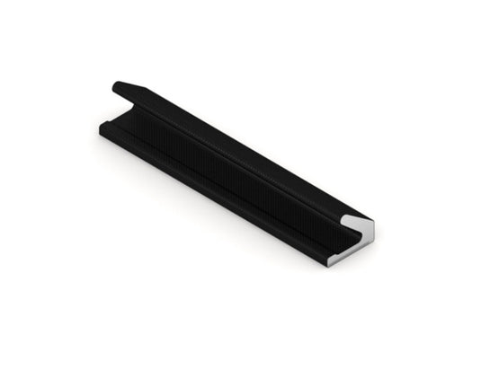 Schlegel - qlon tochtstrip - zelfklevend - zwart - 15 x 12 mm - 7 m