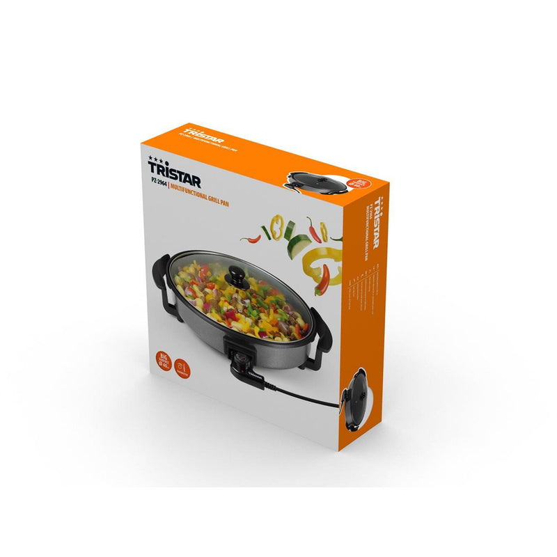 Afbeelding laden in galerijviewer, Tristar multifunctionele hapjespan 1500w ø40cm 3 liter
