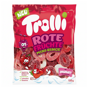Trolli red fruits mini rings zakje (15x 200g)
