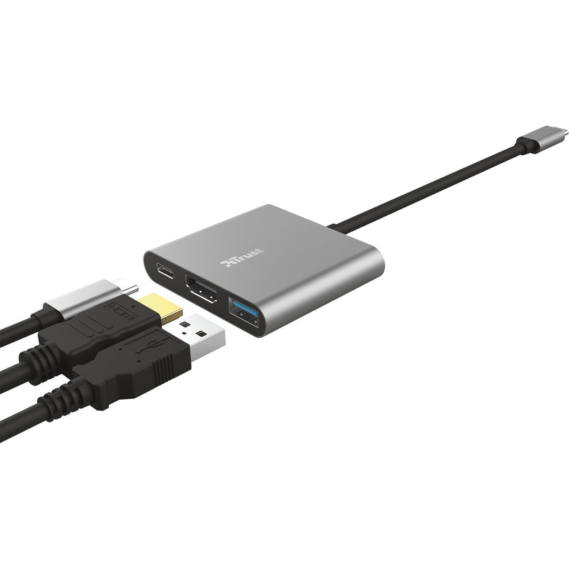 Load image into Gallery viewer, Trust Dalyx 3-in-1 Multiport USB-C Adapter
