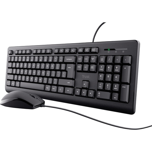 Trust Wired Keyboard And Mouse Set