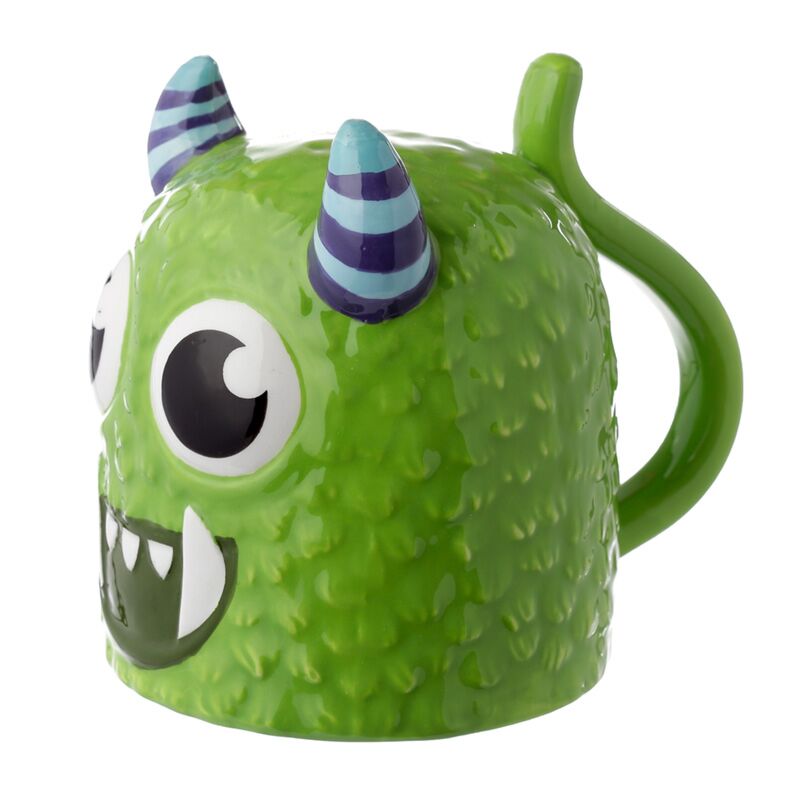 Load image into Gallery viewer, Monstarz groen monster ondersteboven keramiek mok

