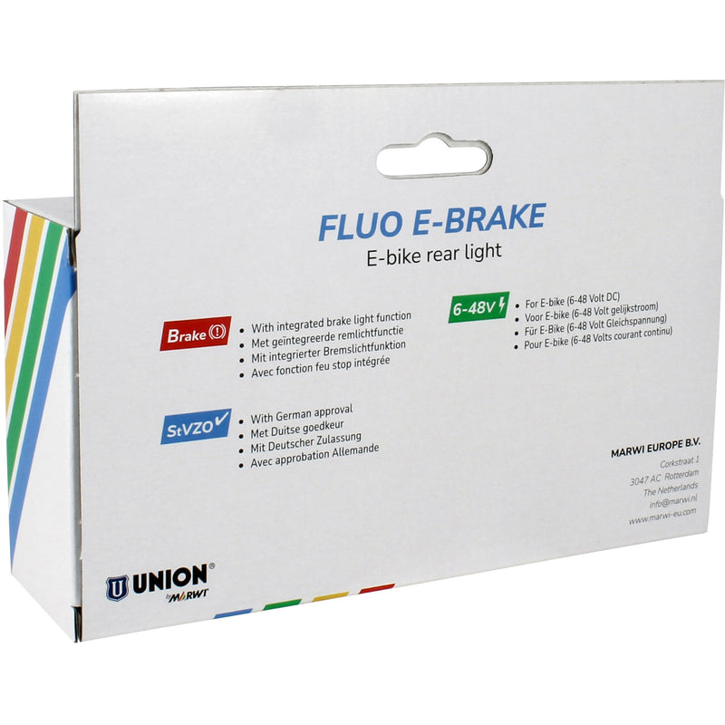 ギャラリービューアに画像をロードする, Union rear light ebike fluo e-brake w. brak.
