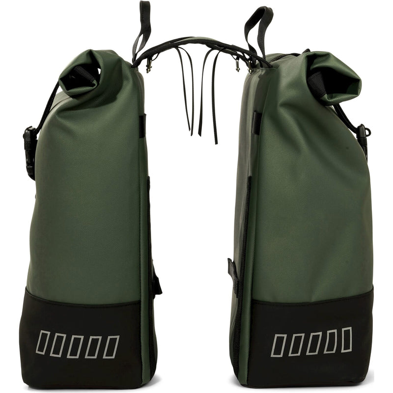 Load image into Gallery viewer, UrbanProof Urbanproof rolltop dubbele fietstas 38 liter groen
