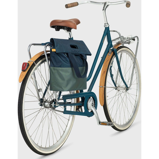 Urban Proof fietsshopper blauw-groen 20L
