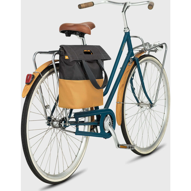 Load image into Gallery viewer, Urban Proof 20L fietstas - grijs-geel - unisex - waterbestendig - gerecycled PET materiaal
