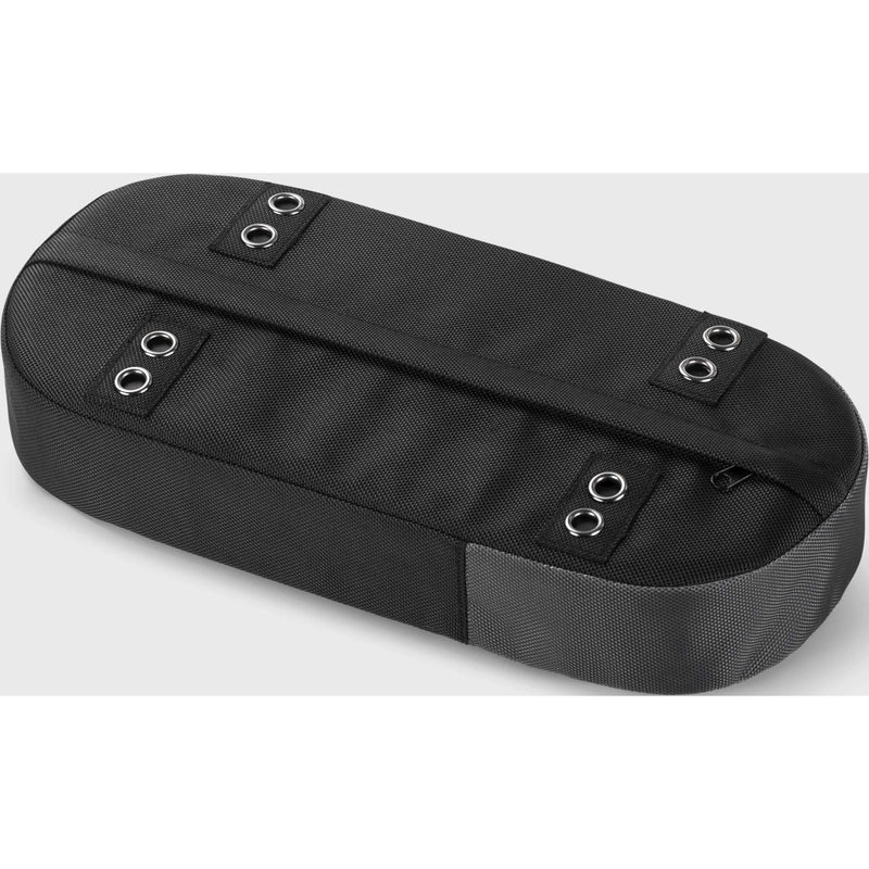 Load image into Gallery viewer, bagagedragerkussen Recycled 38 cm zwart grijs
