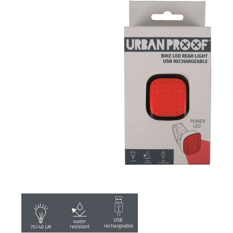 Load image into Gallery viewer, UrbanProof high power achterlicht rood USB

