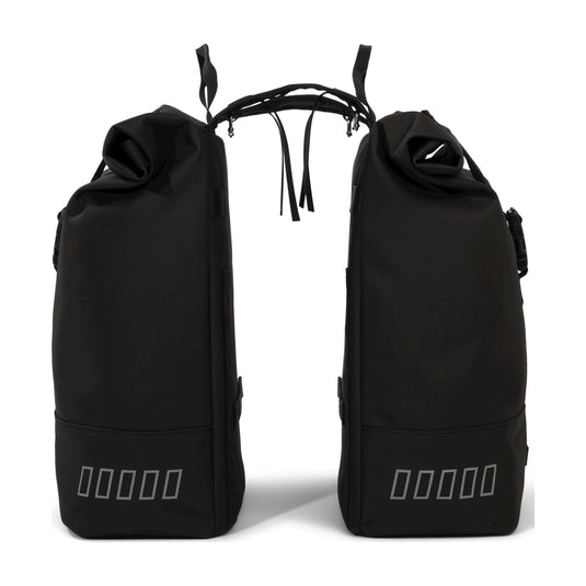 Urbanproof tas double roll up recycle 38l zwart