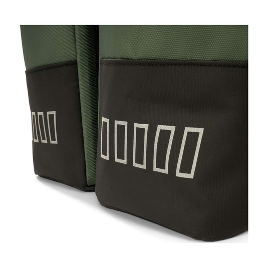 Urbanproof tas double roll up recycle 38l groen