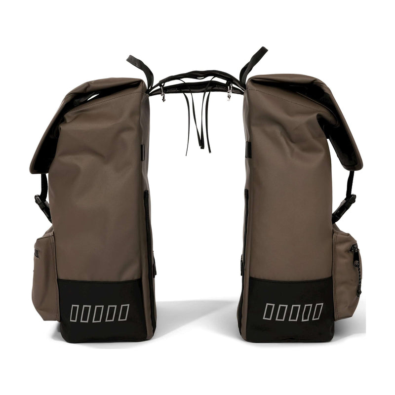 Load image into Gallery viewer, UrbanProof Urbanproof cargo dubbele fietstas 38 liter bruin
