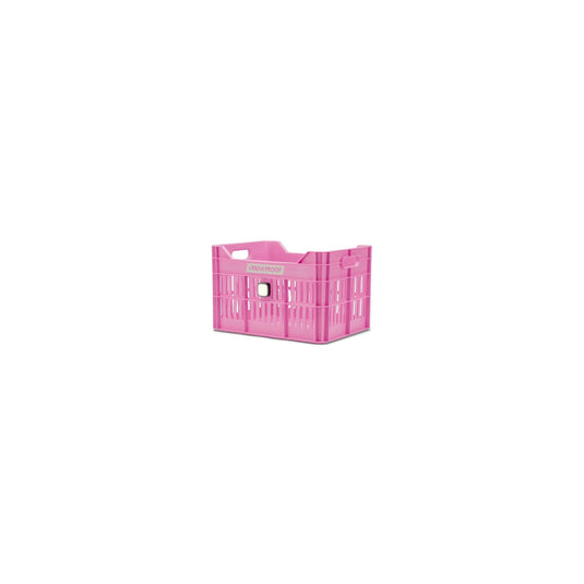 Dutchperfect urbanproof krat click 30l rpet fel roze