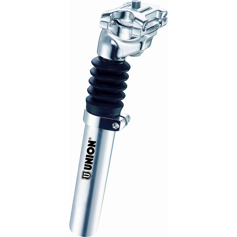 Load image into Gallery viewer, Union zadelpen verend ATB 27.2 x 350 zilver
